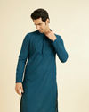 Berry Blue Chikankari Kurta Set